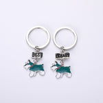 Key Chain Schnauzer Dogs Keychain