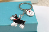 Key Chain Schnauzer Dogs Keychain