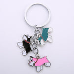 Key Chain Schnauzer Dogs Keychain