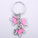 Key Chain Schnauzer Dogs Keychain