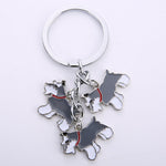 Key Chain Schnauzer Dogs Keychain