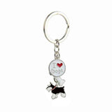 Key Chain Schnauzer Dogs Keychain