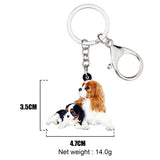 Acrylic Cute Double Cavalier King Charles